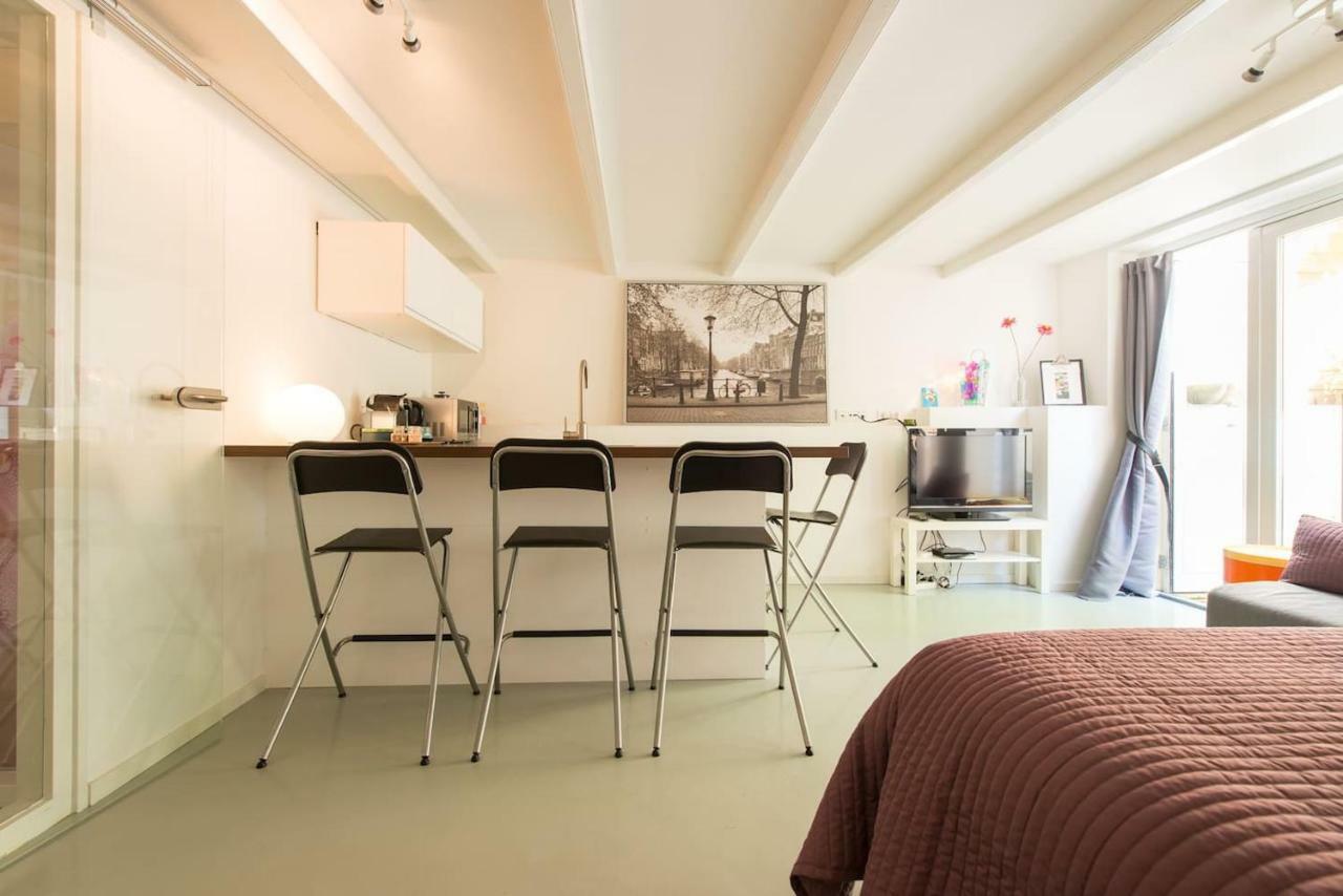 Quiet Apartment For 4 At Park In Center Amszterdam Kültér fotó